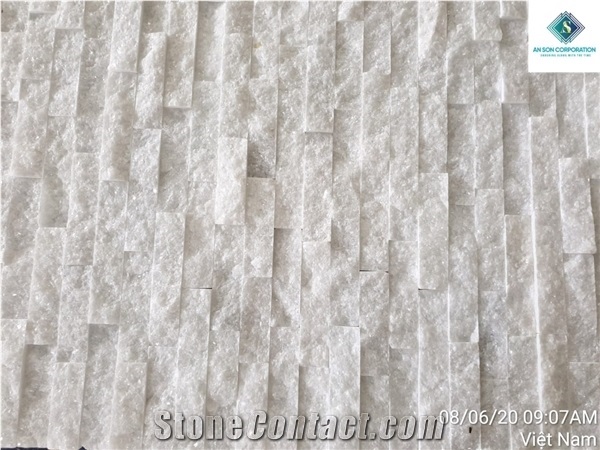 4 Lines Crystal White Wall Panel Decoration