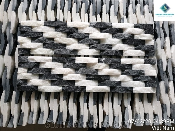 Beautiful New Design Of Black & White Wave Wall Panel