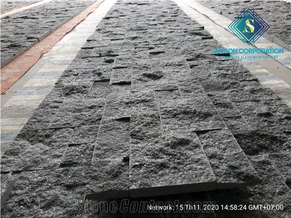 Black Combination Wall Panel - Vietnam Black Marble