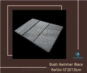 Bush Hammer Black Marble 10201.5cm