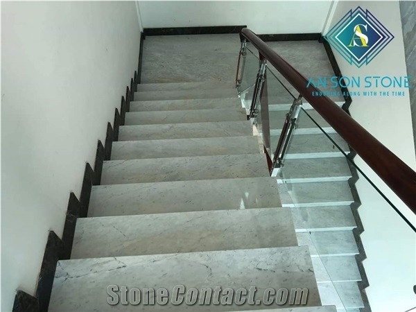 Carrara Marble for Step and Riser