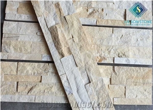 Cladding Marble - Yellow Wall Panel 4 Lines