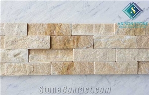 Cladding Marble - Yellow Wall Panel 4 Lines