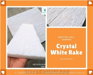 Crystal White Rake Design