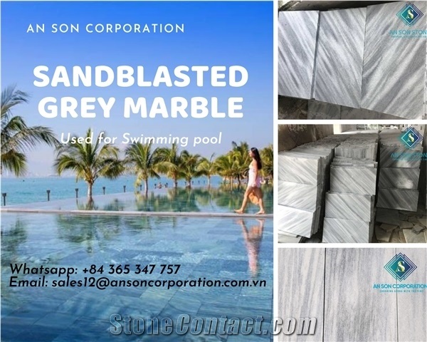 Great Deal for Sandblasted Grey Marble