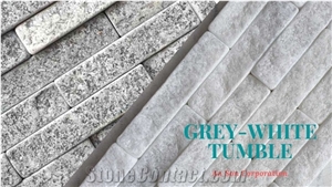 Light Grey-White Tumble Marble