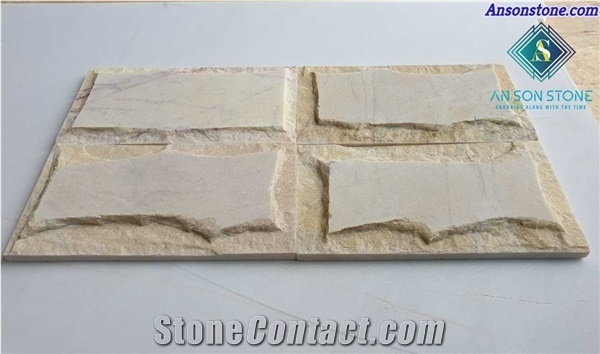 Mushrom Face Marble Wall Panel - Handmade Natural Stone