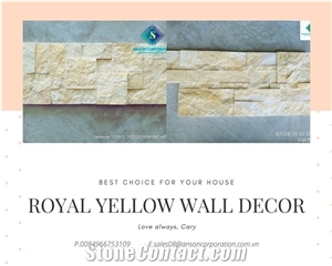 Royal Yellow Wall Stone
