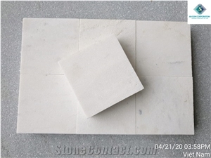 Sandblasted Carrara Marble Tiles Small Sizes