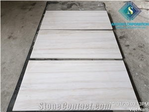 Vietnam Best Quality Milky White Marble Tiles Sizes 60x120cm