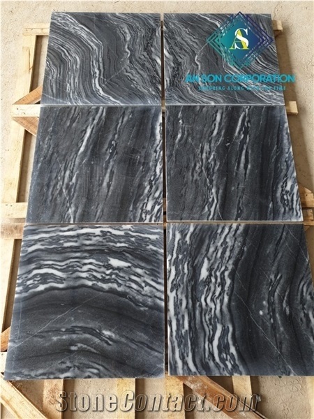 Vietnam Tiger Black Marble Tile