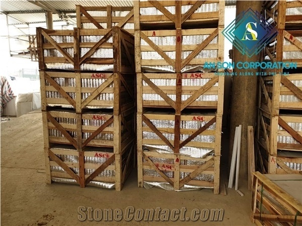 White Marble 40x80x3cm Packing Process