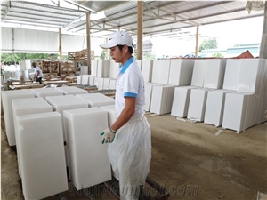 White Marble 40x80x3cm Packing Process