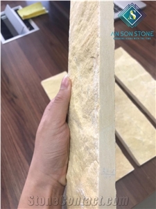 Yellow Mushroom Face Top Quality Split Wall Stone