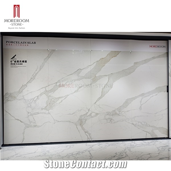 Italy Natural Calacatta Marble 12mm Porcelain Slab