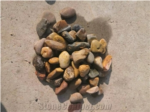 China Multi Color River Pebble Stone 16-32mm
