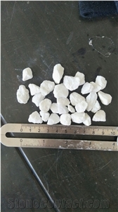 Crushed White Marble Aggregate Stone