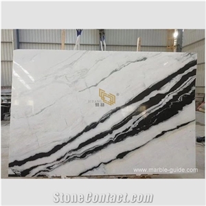 China Factory Price Panda White Marble Slabs