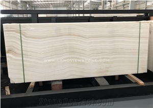 Agri White Wooden Onyx for Wall Cladding & Flooring Stone