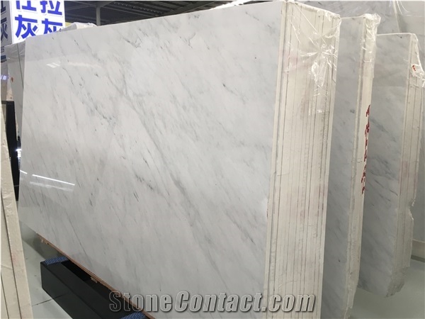 China Statuario Bianco Oriental White Marble Slabs