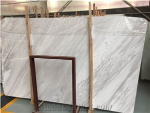 Good Quality & Price Volakas Marble Slabs, Greece White Tile