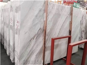 Greece Quarry Volakas White Marble Big Slab Walling Flooring