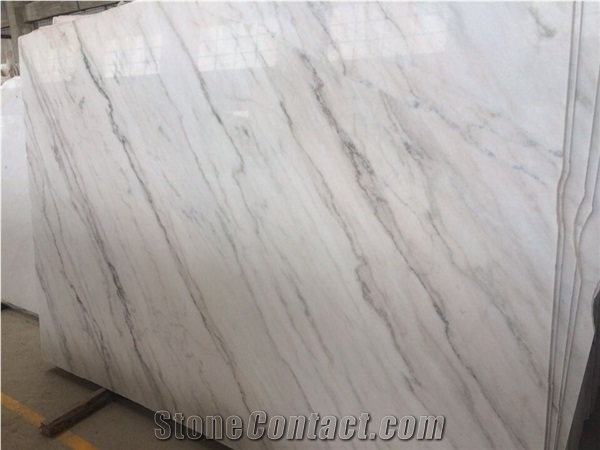 Multicolor White Chinese Carrara Marble Flooring Wallings