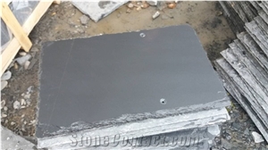 Natural Hubei Grey Split Face Slate Tile Roofing Coating