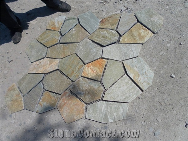 Natural Slate Courtyard Garden Stepping Stone Patio Pavers