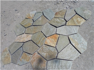 Natural Slate Courtyard Garden Stepping Stone Patio Pavers