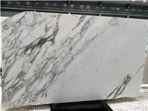 Italy Bianco Statuario White Marble Wall Slab Tile in China