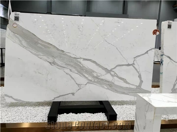 Italy Calacatta Luxury Marmi Bianco Marble Slab in China