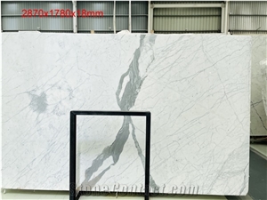 Italy Statuary White Marble Statuario Venato Slab in China