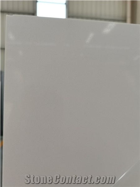 2021 Wholesale Artificial Stone Pure White Quartz Slab