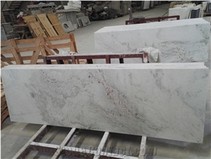 Cheap Polished Chinese Carrara White Marble Tile