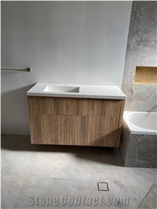 High Quality Laminate Bathroom Countertop with Cabinet