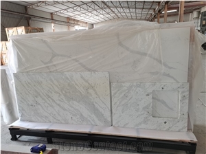 Polished Big White Granite Slab