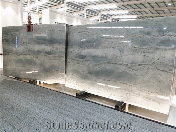 Polished Natural Brazil Calacatta Marble Stone Slabs Tiles