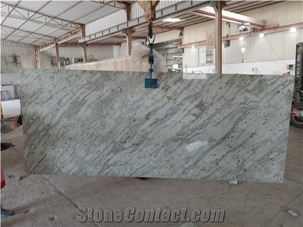 White Grey Granite Slab for Shower Room and Wall