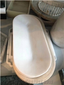 Carrara White Marble Decorative Rectangle Towel Tray