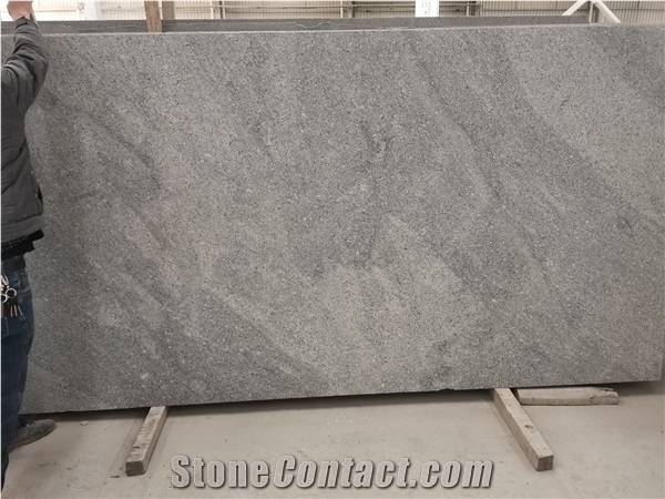 Mountain Grey Granite Slabs, Gray Granite with Veins