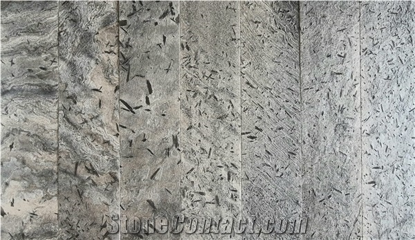 Silver Grey Matrix Granite Slabs