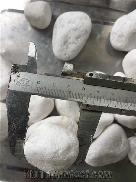 Decorative White Pebble Stone for Landscaping Garden