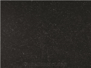 Black Carrara Quartz Stone Kitchen Countertop