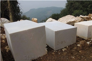 Pure White Marble Blocks