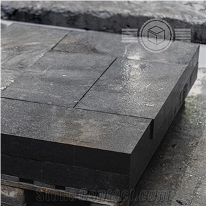 Karjalan Black Diabase Cobble Stone, Granite Paving Slabs