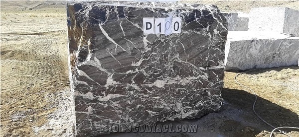 Dark Red Marble/ Majestic Rose Marble Block- T119