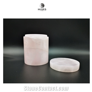 Amazon Hot Pink Onyx Backlit Translucent Pink Candle Jar