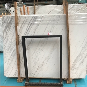 Custom Wall Tiles Greece Volakas White Marble for Washroom