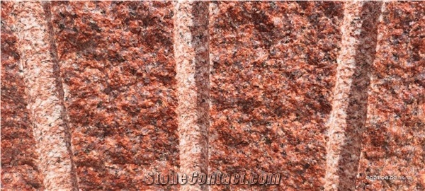 Ruby Red Granite Rough Blocks (Kadur Red Granite Blocks)